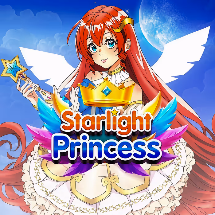 Starlight Princess anime-themed slot with tumbling reels feature